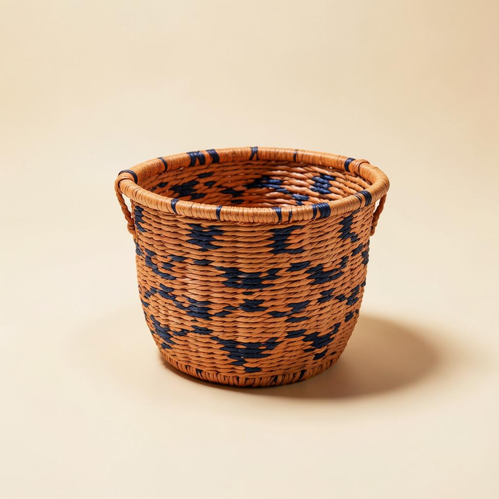 Handwoven market basket